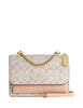 Coach Klare Crossbody Bag In Pretty Signature Canvas Chalk Pink