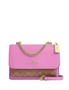 Coach Klare Crossbody Bag In Signature Canvas Tan Fuschia