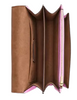 Coach Klare Crossbody Bag In Signature Canvas Tan Fuschia