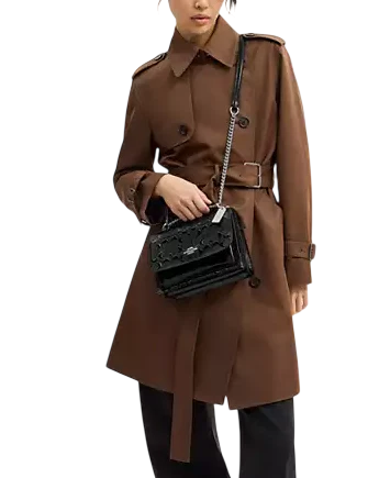 Coach Klare Crossbody Bag In Signature Leather Black