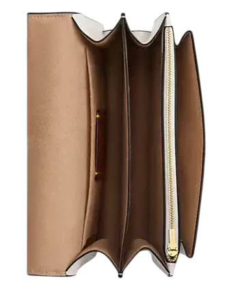 Coach Klare Crossbody Bag With Heart Rivets Chalk