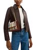 Coach Klare Crossbody Bag With Plaid Print  Dark Natural 