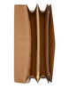 Coach Klare Envelope Crossbody Bag In Blocked Signature Canvas Walnut Tan