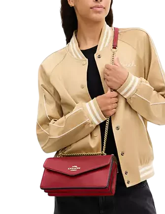 Coach Klare Envelope Crossbody Bag True Red