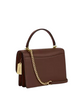 Coach Klare Top Handle Bag In Signature Canvas Tan Brown