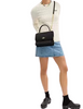 Coach Klare Top Handle Bag In Signature Canvas Walnut Black