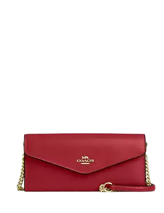 Coach Klare Wallet With Chain