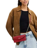 Coach Klare Wallet With Chain True Red