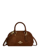 Coach Lara Mini Satchel Bag Warm Brown