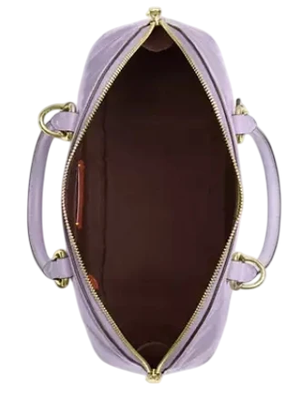 Coach Lara Satchel Bag Lilac