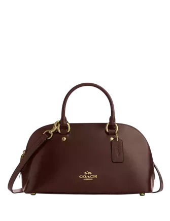 Coach Lara Satchel Bag Maple
