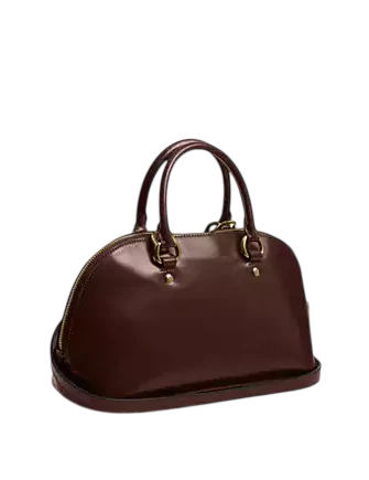 Coach Lara Satchel Bag Maple