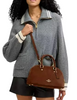 Coach Lara Satchel Bag Warm Brown