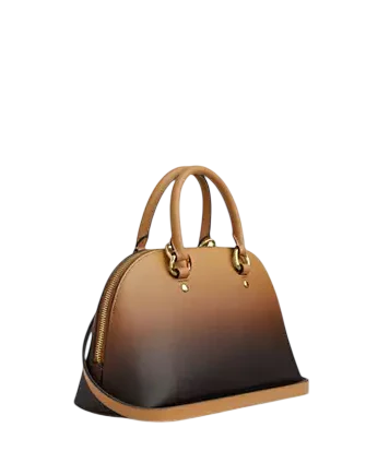 Coach Lara Satchel Bag With Ombre Latte