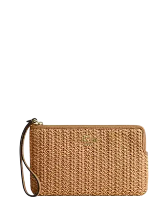 Coach Large Corner Zip Wristlet