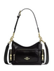 Coach Laurel Shoulder Bag 22 With Pockets Black