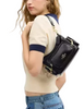 Coach Laurel Shoulder Bag 22 With Pockets Black