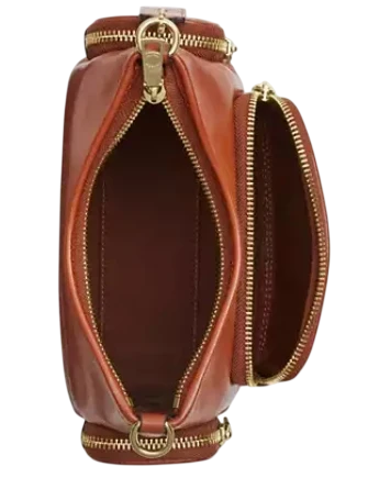Coach Laurel Shoulder Bag 22 With Pockets Cinnamon