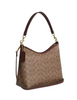 Coach Laurel Shoulder Bag In Signature Canvas Tan Brown