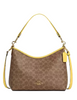 Coach Laurel Shoulder Bag In Signature Canvas Tan Yellow
