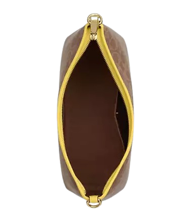 Coach Laurel Shoulder Bag In Signature Canvas Tan Yellow