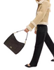 Coach Laurel Shoulder Bag In Signature Canvas Walnut Black