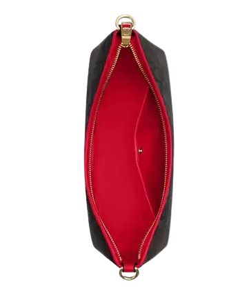 Coach Laurel Shoulder Bag In Signature Canvas Walnut Bold Red