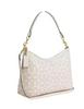 Coach Laurel Shoulder Bag With Signature Rivets Chalk