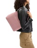 Coach Laurel Shoulder Bag With Signature Rivets Pink Petal