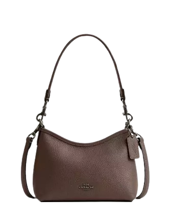 Coach Laurel Small Shoulder Bag Dark Stone