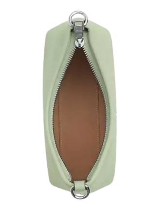 Coach Laurel Small Shoulder Bag With Seahorse Charm Light Pistachio Sand