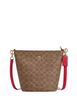 Coach Logan Duffle Bag In Signature Canvas Tan Carnation
