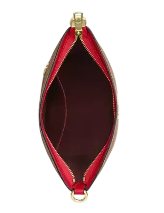 Coach Logan Duffle Bag In Signature Canvas Tan Carnation