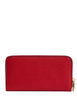 Coach Long Zip Around Wallet Bright Cardinal