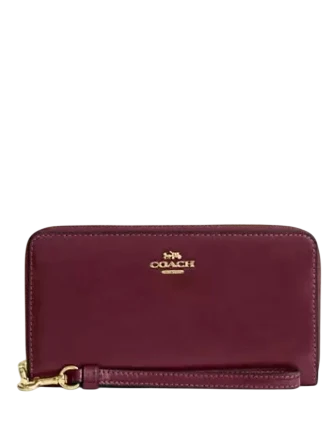 Coach Long Zip Around Wallet