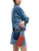 `Coach Long Zip Around Wallet In Signature Canvas Crimson