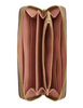 Coach Long Zip Around Wallet In Signature Canvas With Floral Print Sand