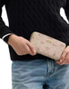 Coach Long Zip Around Wallet In Signature Canvas With Floral Print Sand