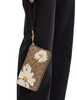 Coach Long Zip Around Wallet In Signature Canvas With Floral Print Tan