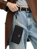 Coach Long Zip Around Wallet In Signature Leather Black