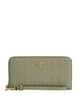 Coach Long Zip Around Wallet In Signature Leather Pistachio
