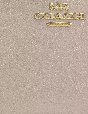 Coach Long Zip Around Wallet Light Champagne