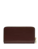 Coach Long Zip Around Wallet Maple