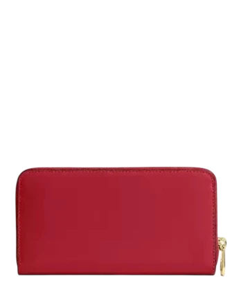 Coach Long Zip Around Wallet Poppy