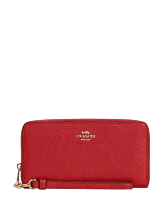 Coach Long Zip Around Wallet