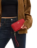 Coach Long Zip Around Wallet True Red