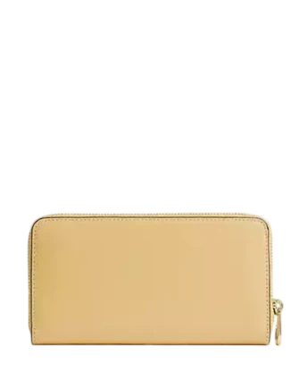 Coach Long Zip Around Wallet Vanilla