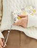 Coach Long Zip Around Wallet With Butterfly Print Chalk