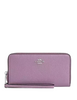 Coach Long Zip Around Wallet With Detachable Card Case Light Violet