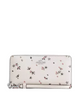 Coach Long Zip Around Wallet With Star Print Chalk